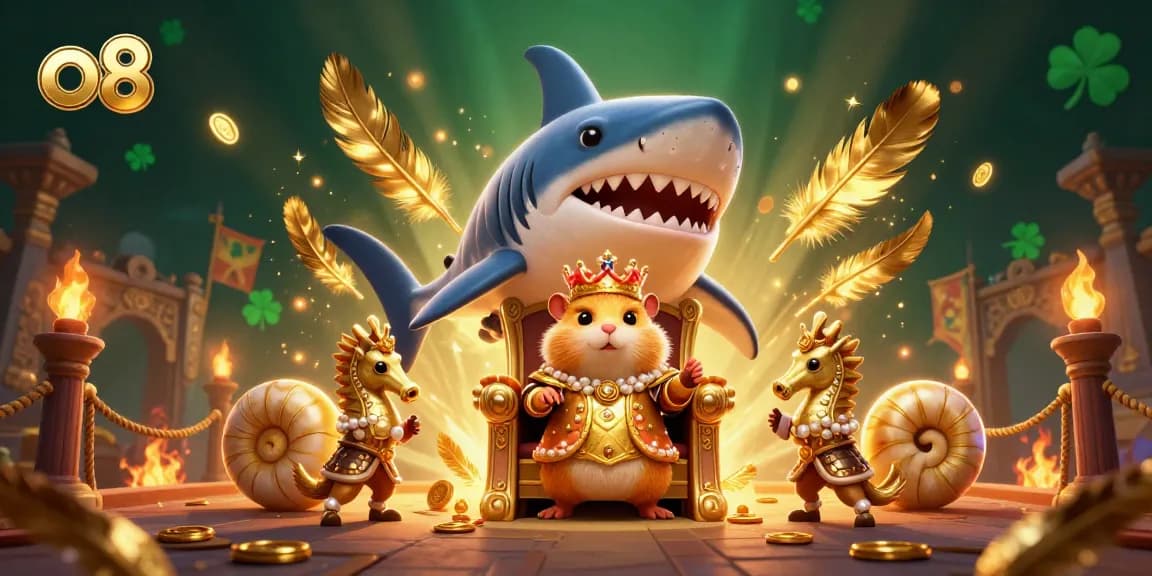 Engage with o8's thrilling online gambling atmosphere featuring majestic characters and rich game elements.