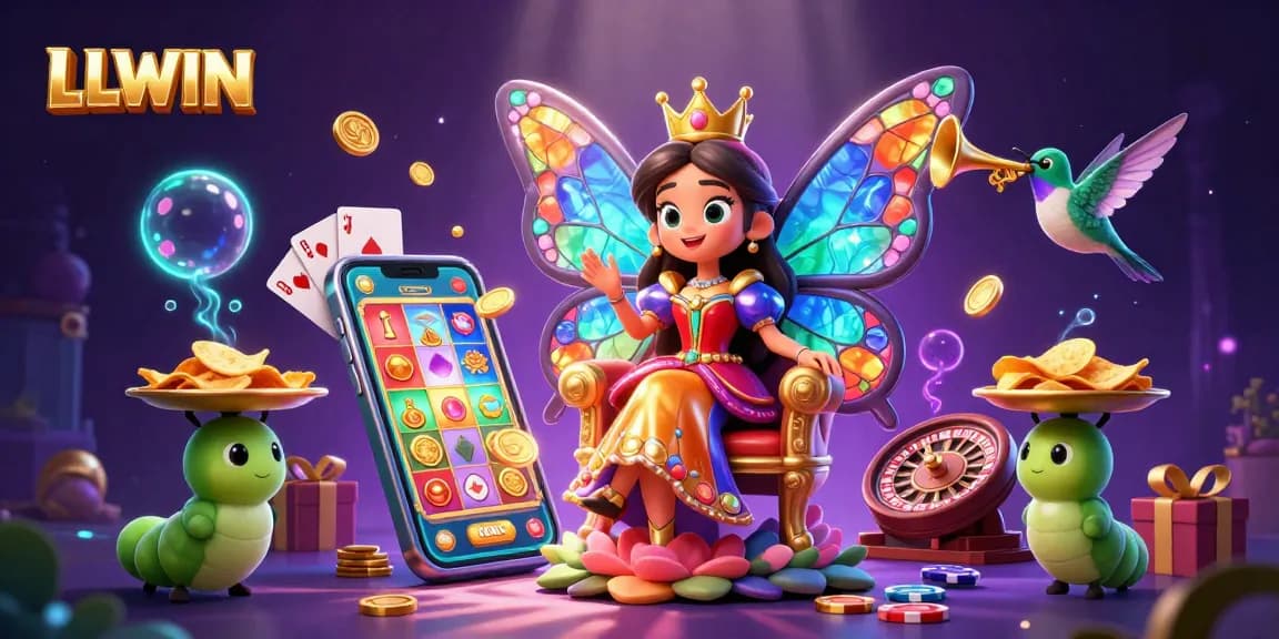 Experience dynamic gaming with LLWIN's colorful slot games and vibrant casino atmosphere.