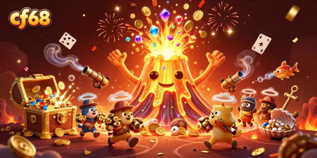 Experience thrilling wins with the cf68 gaming volcano erupting treasures and action-packed casino elements.