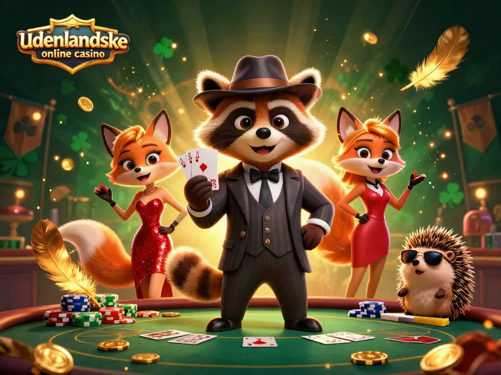 Engage in an exciting udenlandske online casino atmosphere with poker and vivid characters.