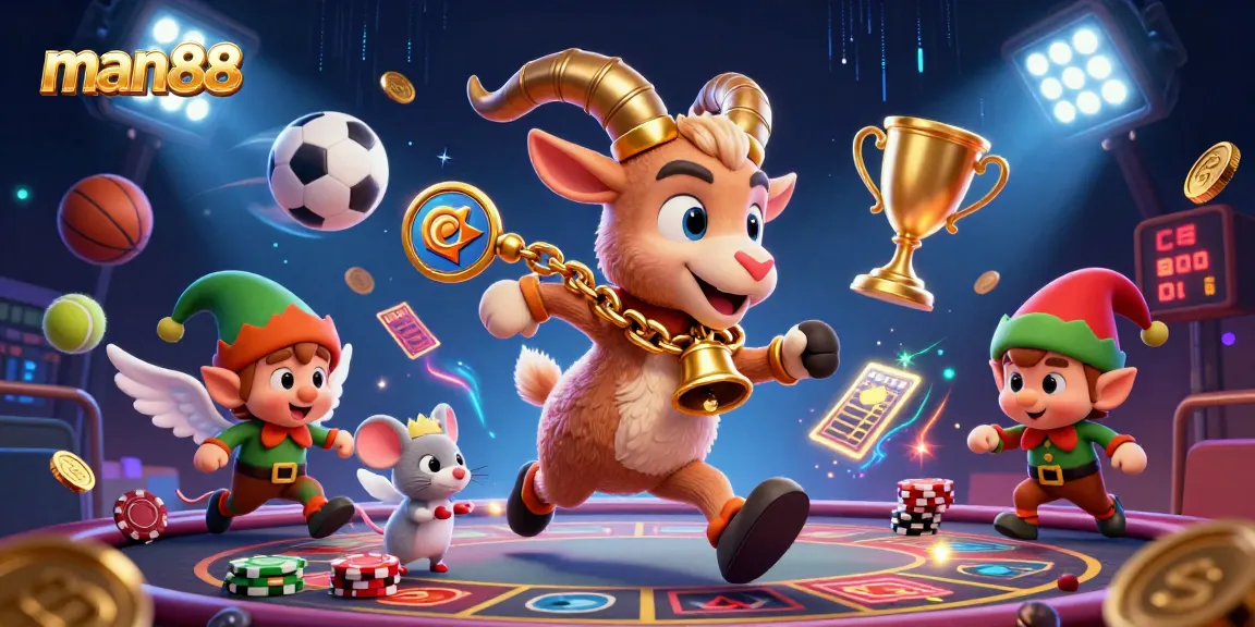 Experience thrilling games at man88 featuring a festive horror casino scene with dynamic sports elements.