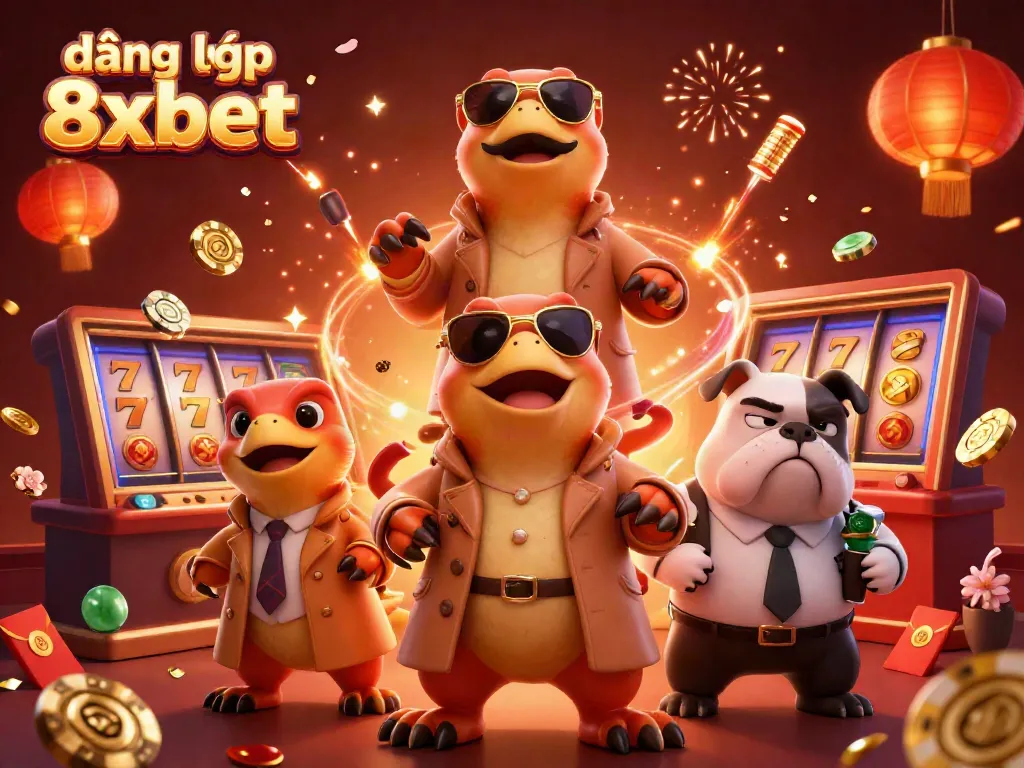 Engage with exciting slots at đăng nhập 8xbet featuring lively raptors in a VIP casino lounge