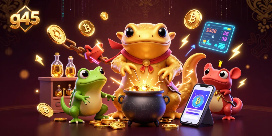 g45 engages players with golden alchemy as a cartoon salamander transforms metals into coins.