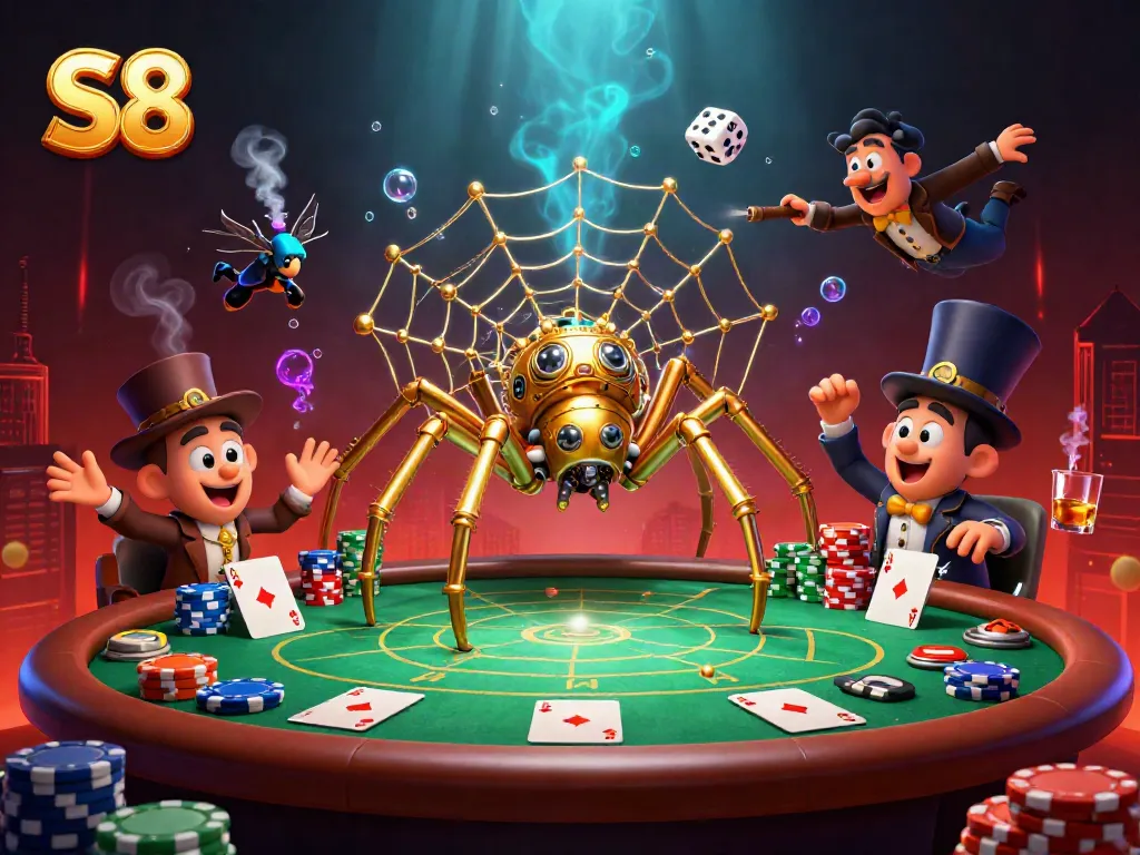 Experience thrilling gameplay at S8 with a steampunk-themed gambling scene illustrating excitement and strategy.