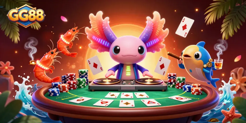 Experience thrilling gameplay at GG88 with vibrant casino scenes and fun characters.