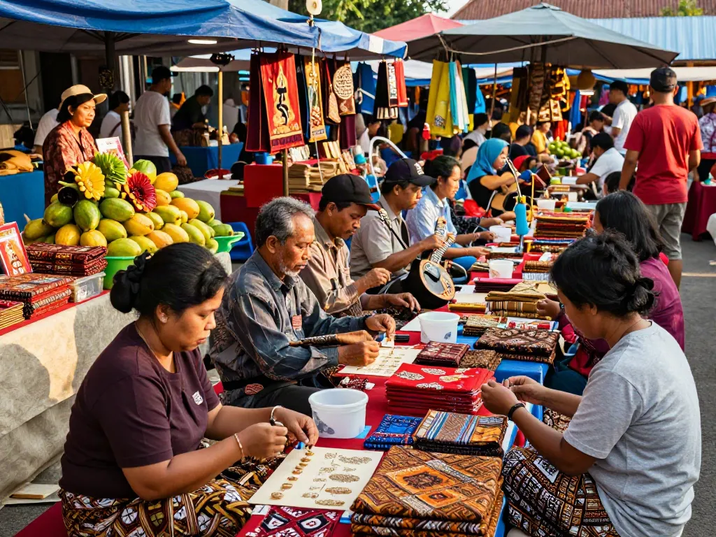 Experience rokok88 slot and support local Indonesian artisans in a vibrant marketplace.