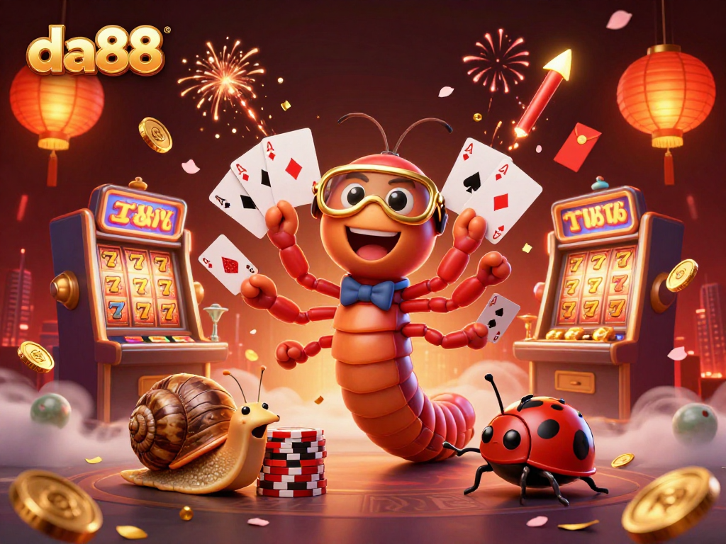 Experience dazzling casino action at da88, featuring vibrant characters and dynamic gaming elements.
