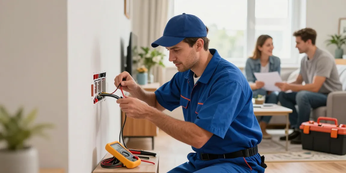 Elektroinstallateur in Dortmund bei Elektroinstallation, fachgerechte Ausführung im modernen Wohnraum.