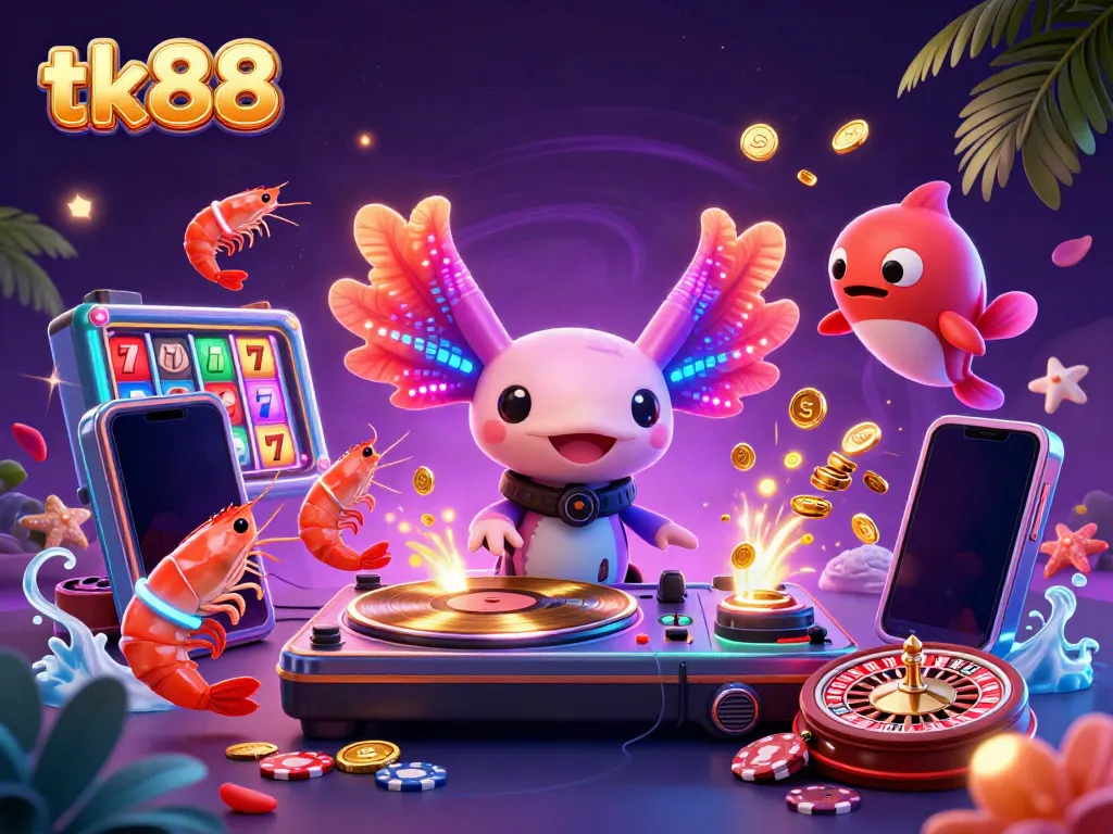 Experience the thrill of tk88 casino with vibrant characters and exciting gaming elements.