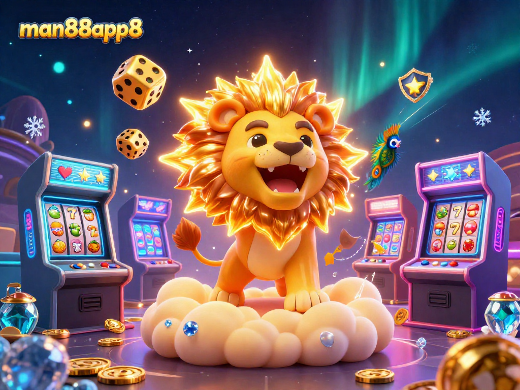 Experience thrilling gameplay with man88app8 showcasing vibrant casino elements and characters.