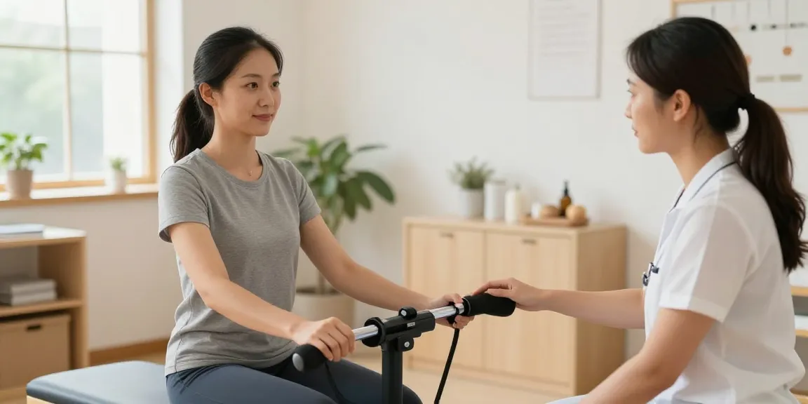 Beckenbodentrainer Einsatz in einer örtlichen Therapiestelle für Frauen und Männer, vertrauenswürdiger Anbieter für Beckenbodenstärkung.