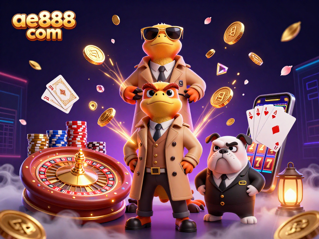 Experience excitement at ae888 com, as raptors in disguise attempt to enter a VIP casino lounge.