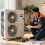 Innovative wärmepumpe bosch installation in a modern home showcasing energy efficiency and comfort.