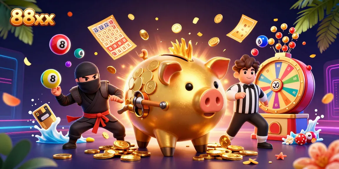 Experience thrilling gameplay at 88xx with the ultimate jackpot scene featuring dynamic casino characters.