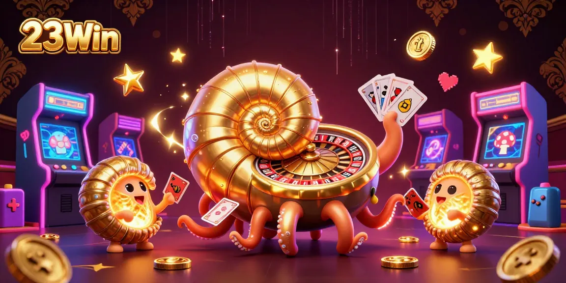 Experience thrilling gameplay at 23Win with vibrant 3D characters and arcade elements.