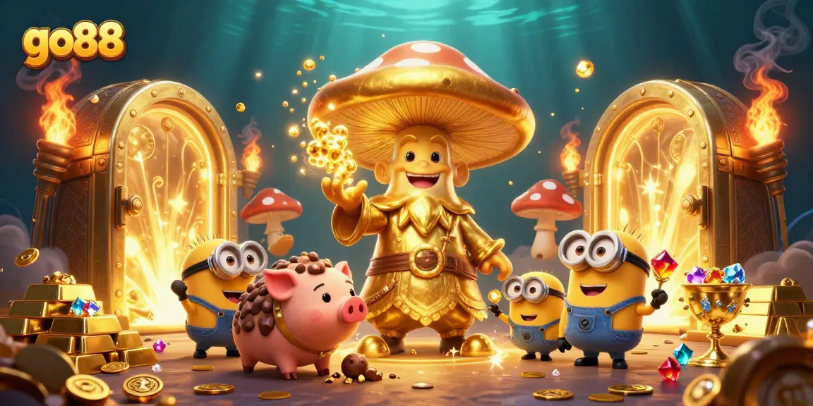 Spin the reels at go88 and unlock treasures with golden wizardry and delightful gems.