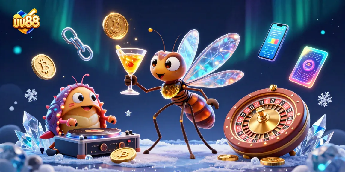 Experience thrilling gameplay at uu88 with a unique 3D casino illustration showcasing engaging elements.