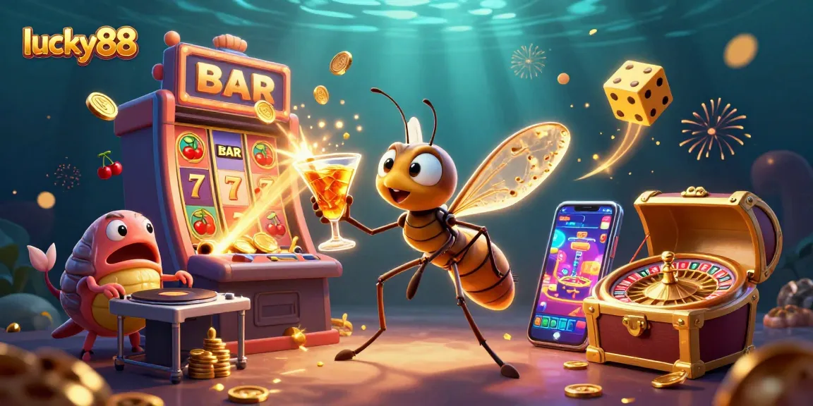 Experience the excitement of lucky88 with immersive 3D casino characters in a vibrant, lively setting.