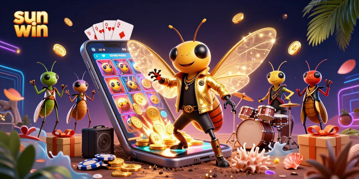 Engage with sun win slot games featuring animated rock stars and vibrant casino elements.